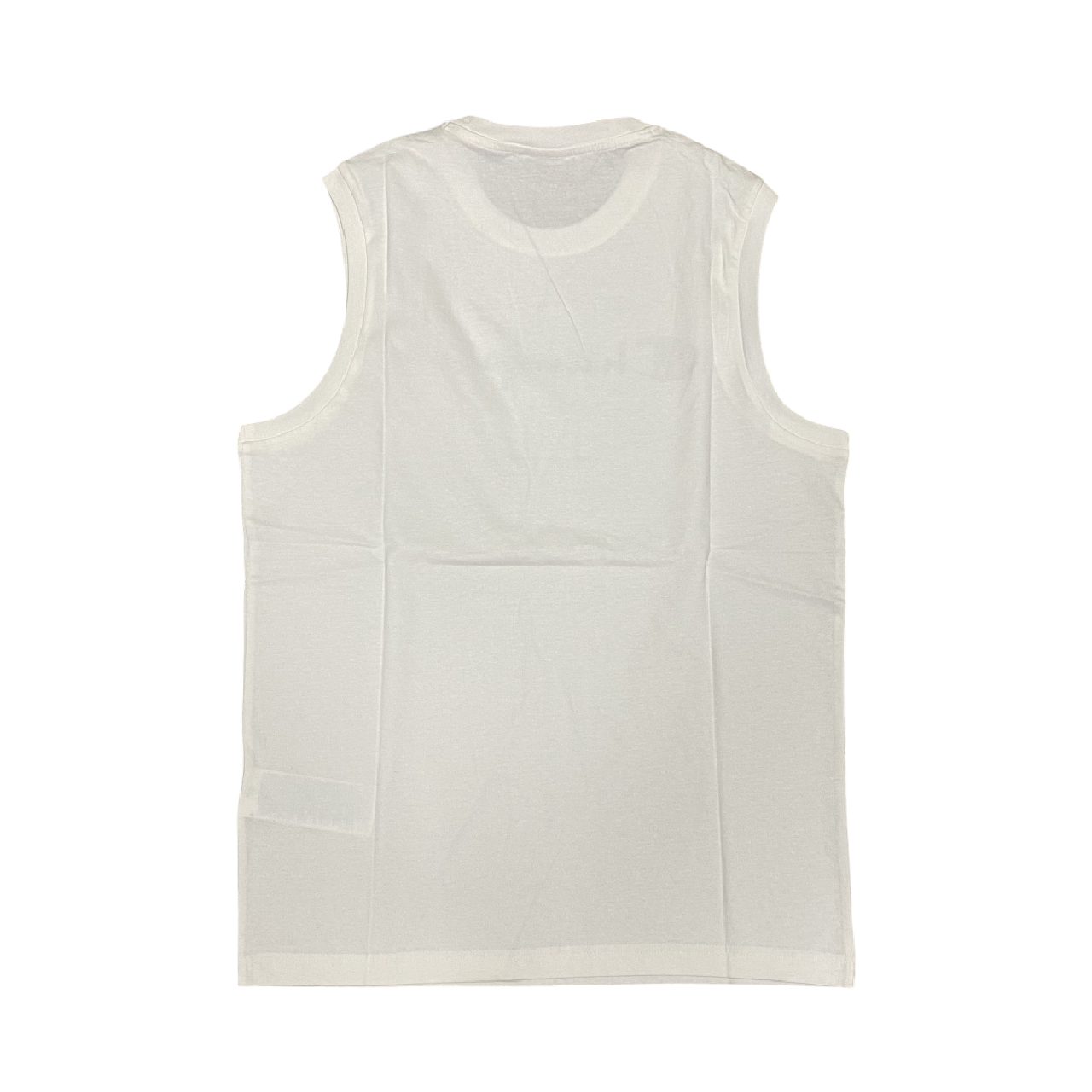 Champion canotta da uomo con logo avanti 220778 WW001 bianco