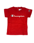 Champion completino da bambino maglietta e pantaloncino 307055 RS069 rosso-blu