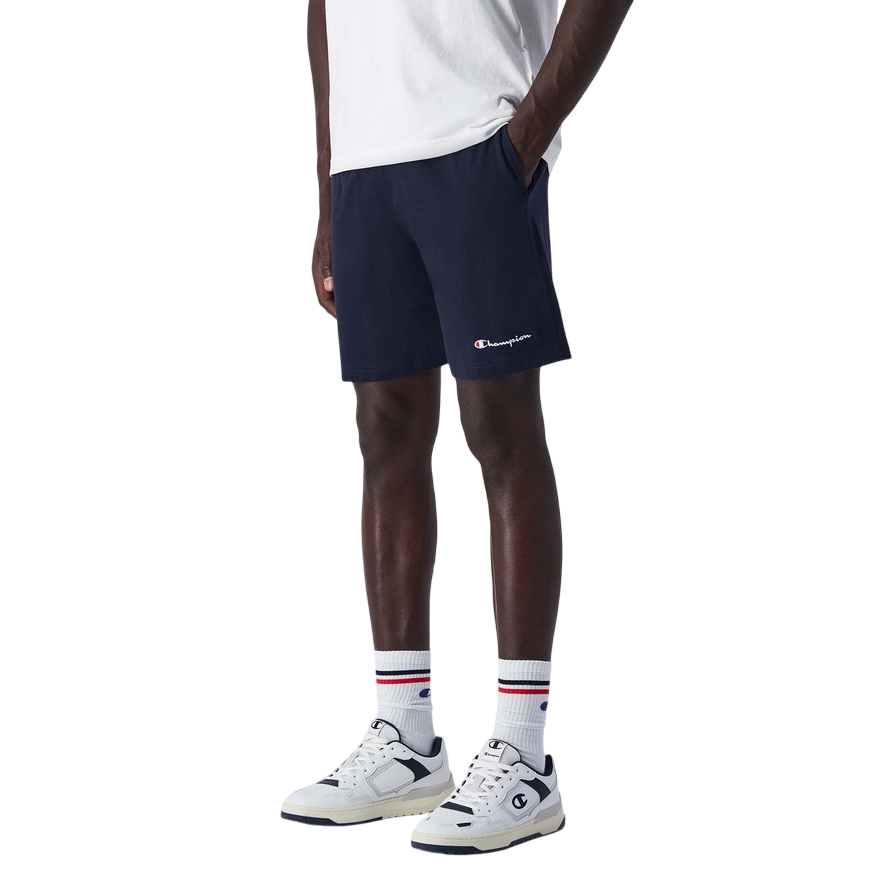 Champion pantaloncino sportivo da uomo in cotone jersey 220306 BS501 blu