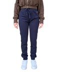 Champion pantalone sportivo da donna con polsino 118095 BS501 blu