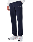 Champion pantalone sportivo da uomo in cotone jersey 220305 BS501 blu
