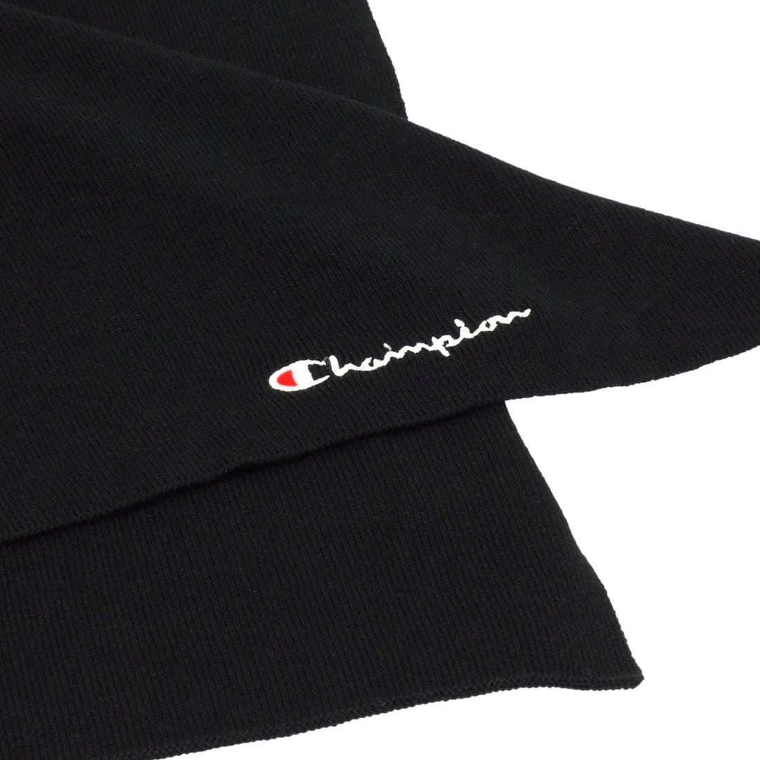 Champion sciarpa con logo ricamato 806066 KK001 nero - Accessorio elegante e caldo per outfit sportivi logo