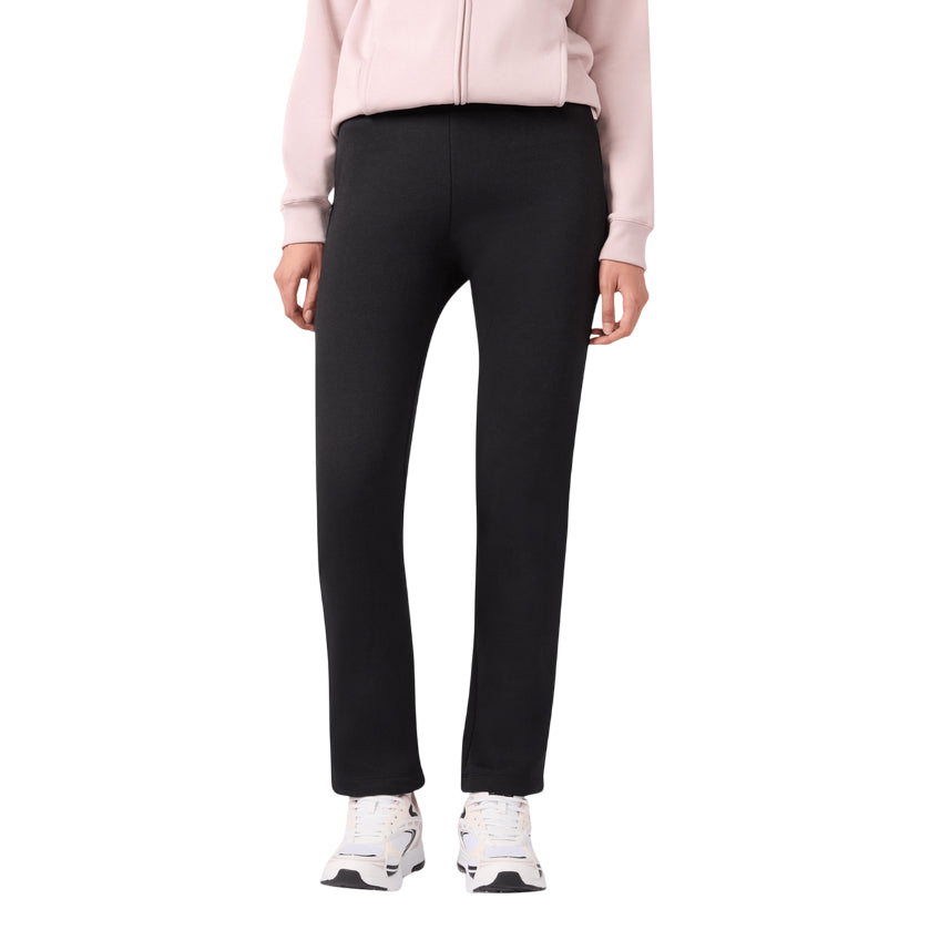Champion tuta donna full zip 118289 PS208 rosa-nero - completo sportivo elasticizzato comfort e stile - pantalone