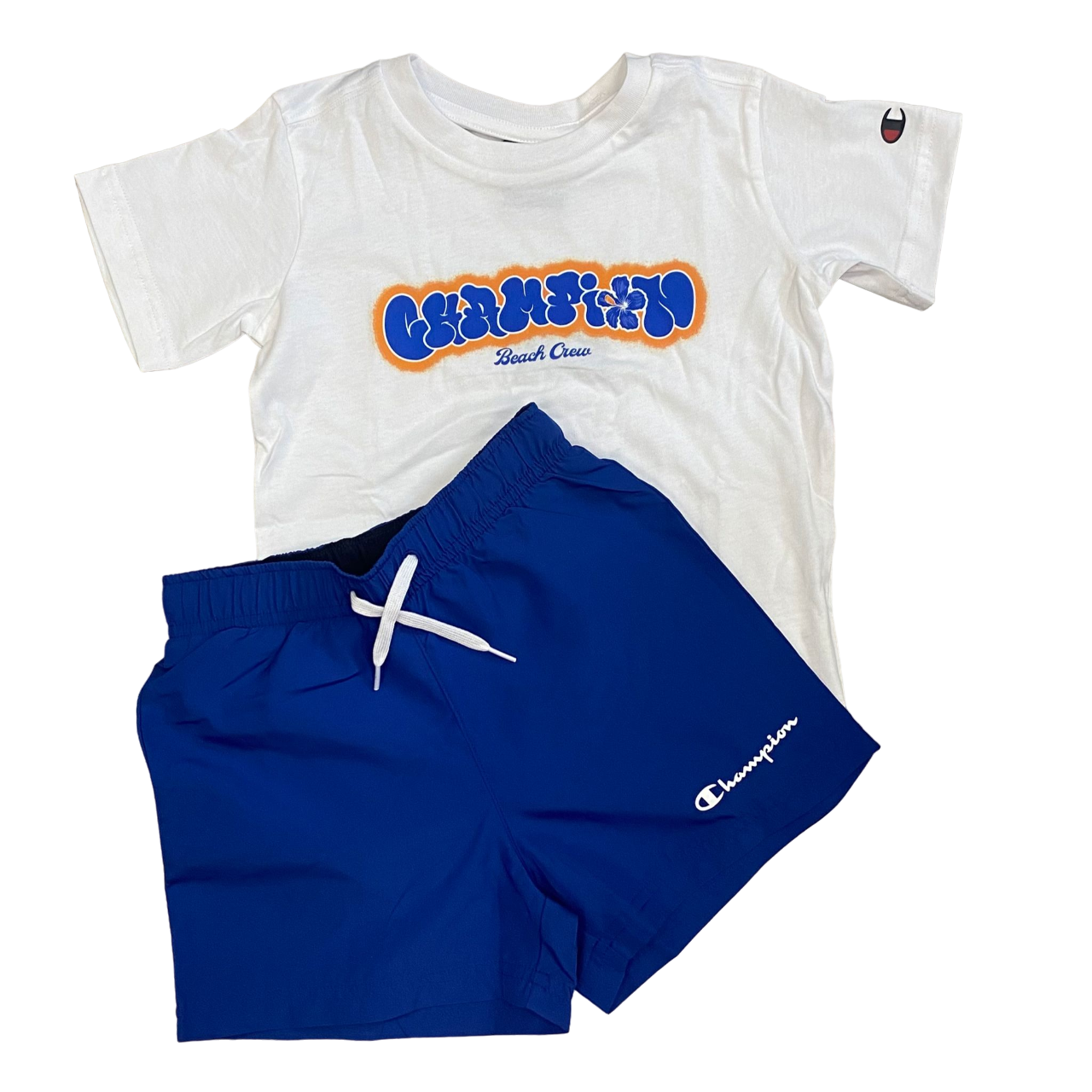 Champion completo da ragazzo maglietta manica corta e pantaloncino Box Sportiamo