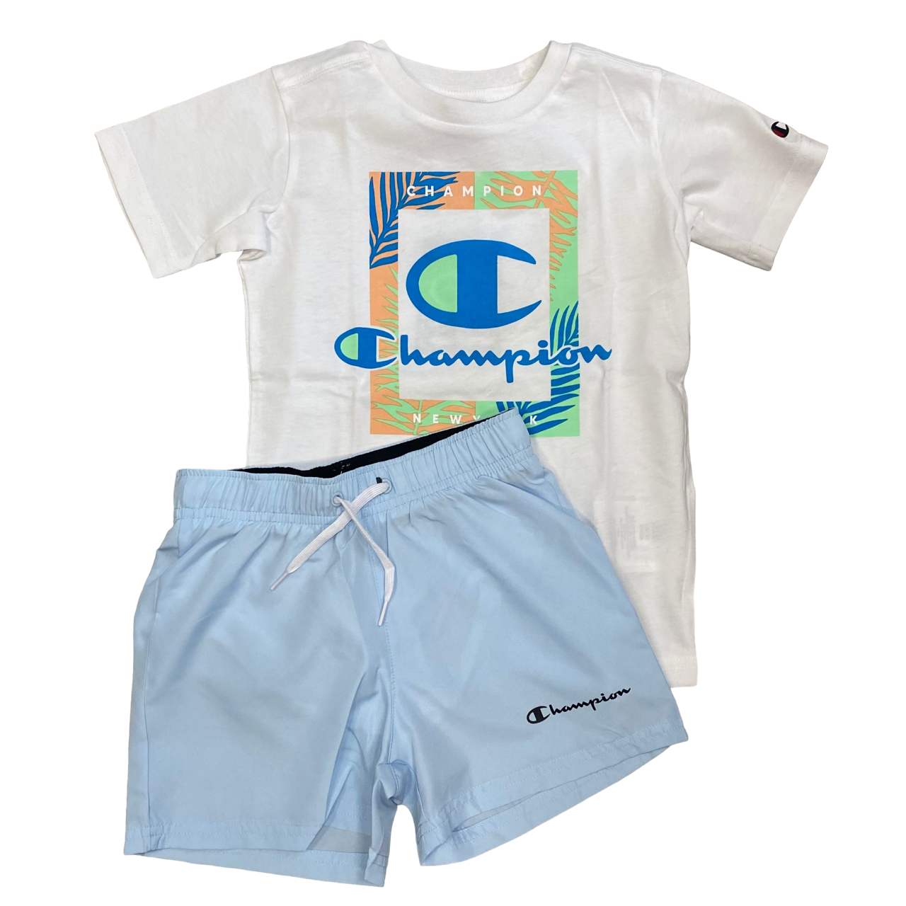 Champion completo da ragazzo maglietta manica corta e pantaloncino Box Sportiamo