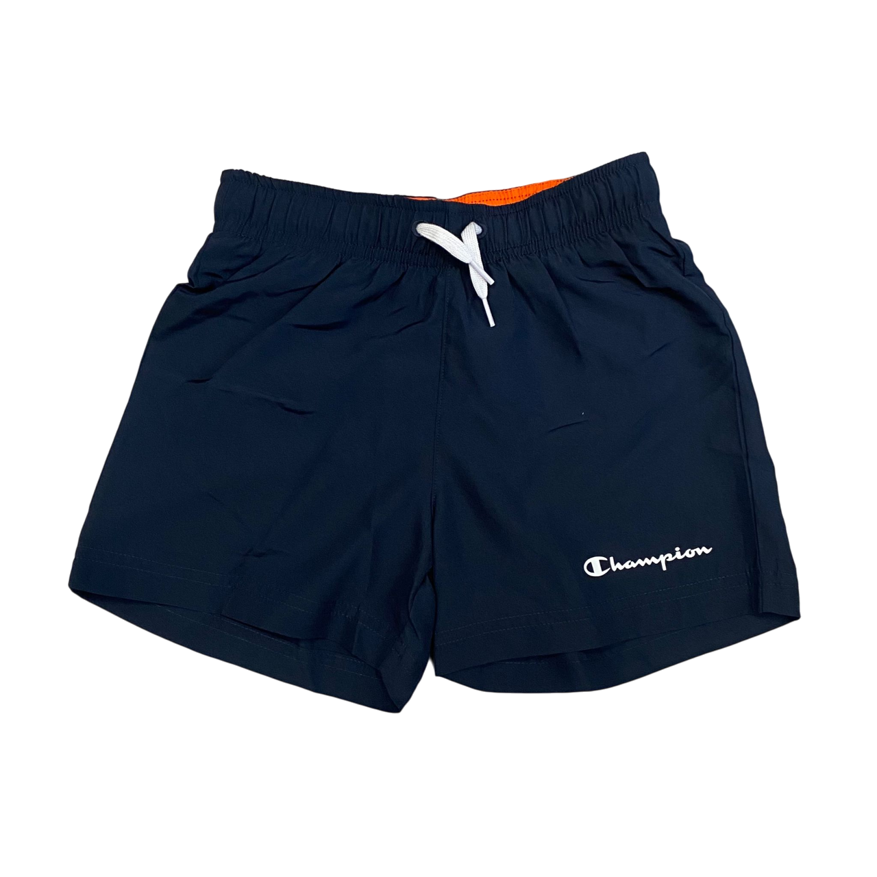 Champion completo da ragazzo maglietta smanicata e pantaloncino Boxer mare 306794 OS005 arancio-blu