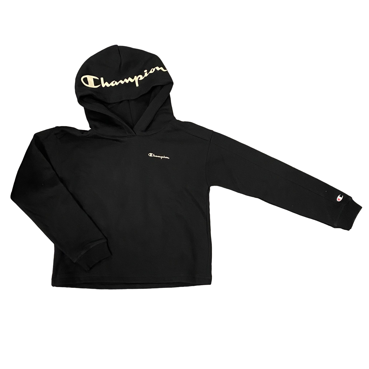Champion felpa con cappuccio da ragazzi 403920 NBK nero