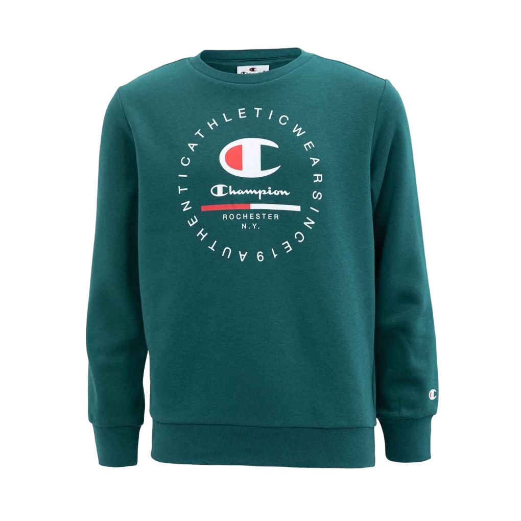 Champion felpa girocollo da bambino 306838 GS502 verde