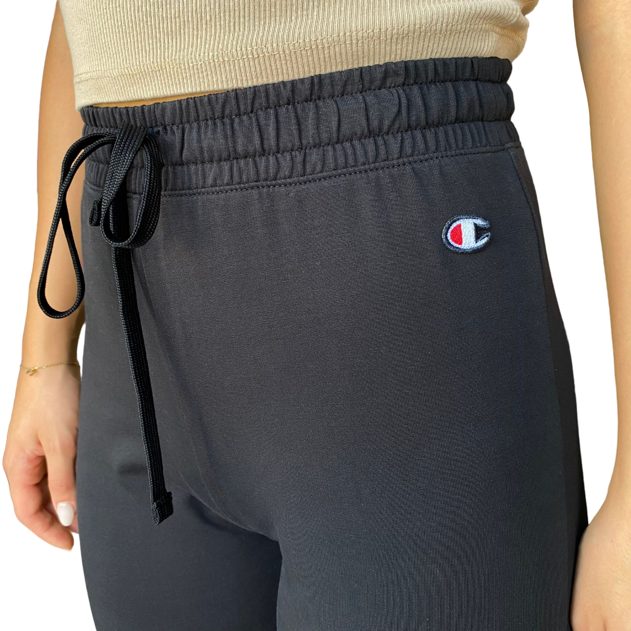 Champion pantalone largo da donna 117129 nero