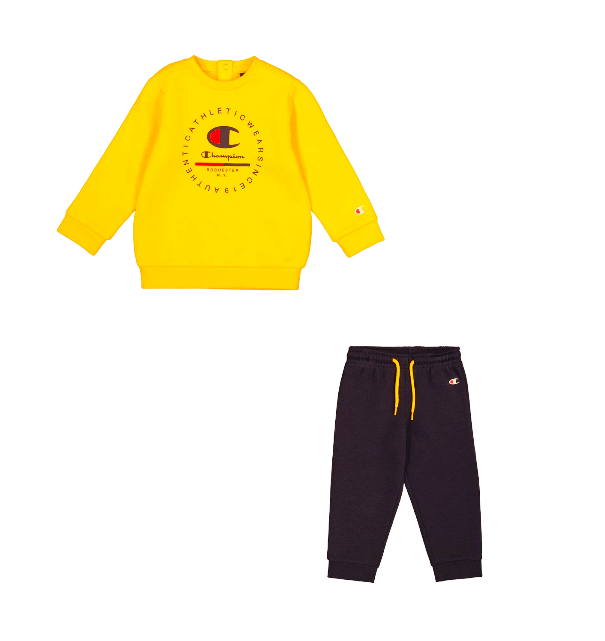 Pantaloni champion bambino giallo shop