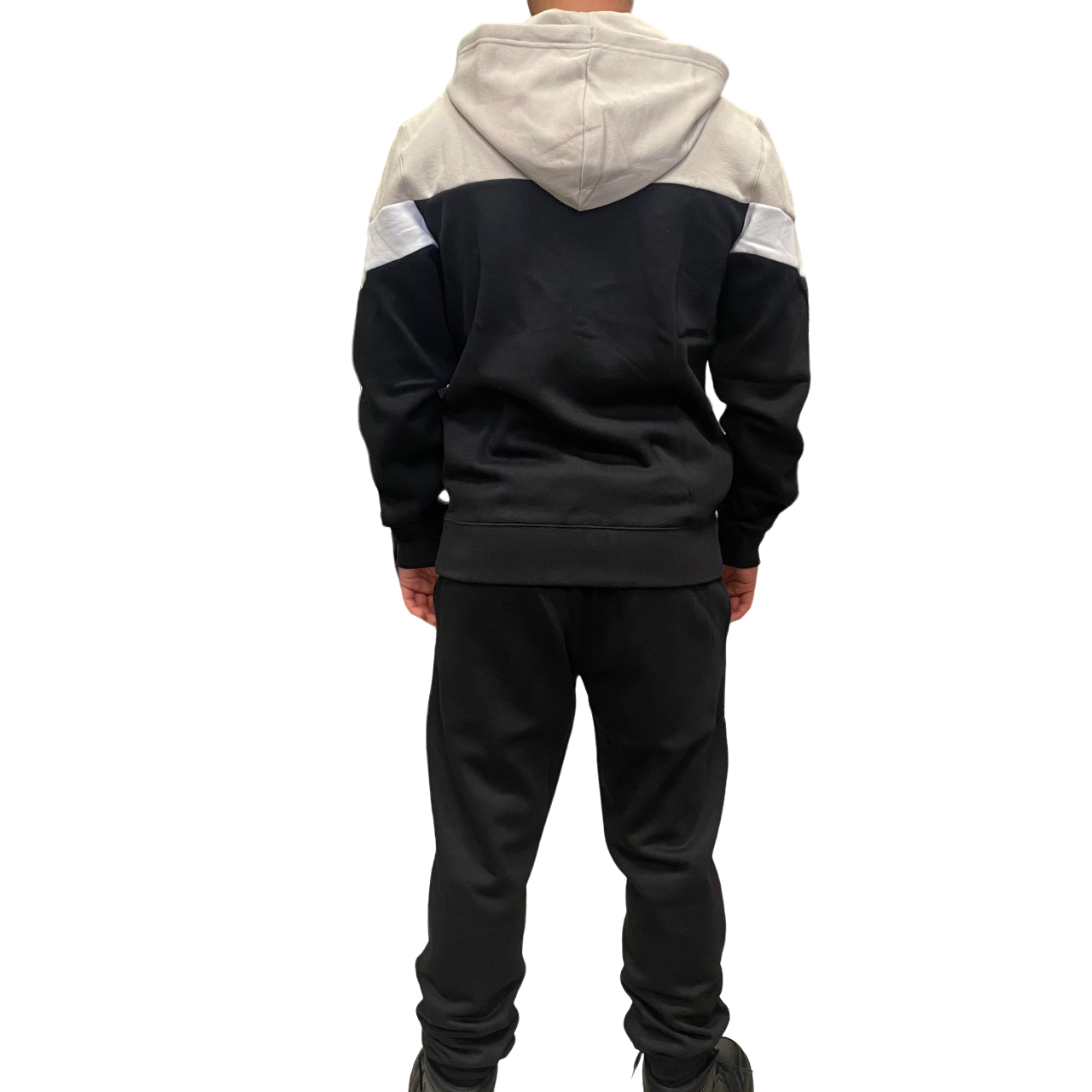Champion tuta sportiva con cappuccio da uomo 220291 ES057 grigio-nero