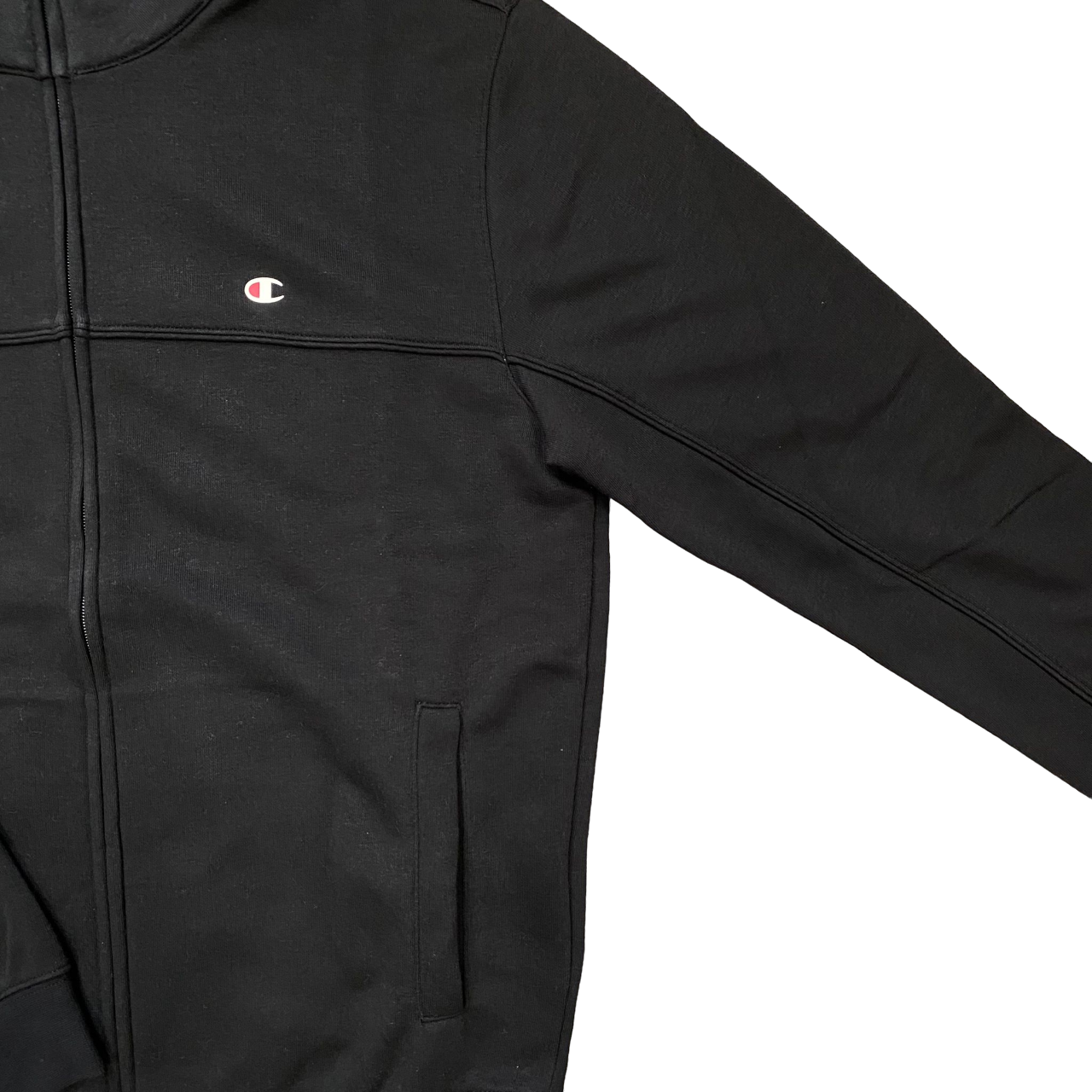 Champion tuta sportiva da uomo in cotone garzato 219942 KK001 nero