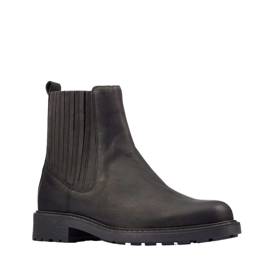Clarks Stivaletto da donna con elastico laterale Orinoco 2 Mid 26163619 4 nero