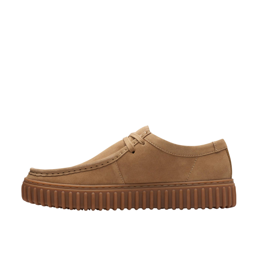 Clarks Torhill Lo 26173471 7 Camoscio Sabbia Scuro - laterale