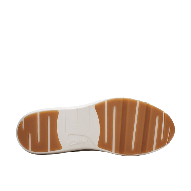 Clarks scarpa casual da donna Tivoli Zip 176650 D bianco sporco