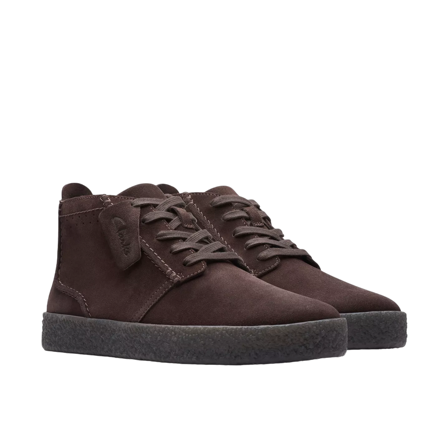 Clarks Oakpark Mid: Stivaletto Uomo Grigio Scuro, Taglia 45 EU - Eleganza Casual