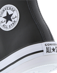 Patch Chuck Taylor All Star Eva Lift HI A02485C sulla caviglia, sneakers nere autentiche per donna