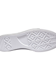 Sneakers Converse Chuck Taylor All Star 561681C platform donna nere in pelle con zeppa e suola doppio strato, scarpe rialzate eleganti con schiuma EVA per comfort superiore, vista suola