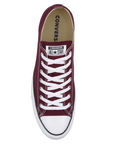 Sneakers Converse Chuck Taylor All Star Classic M9691C marroni unisex in tela, scarpe casual iconiche comode e versatili per uomo e donna, vista dall'alto