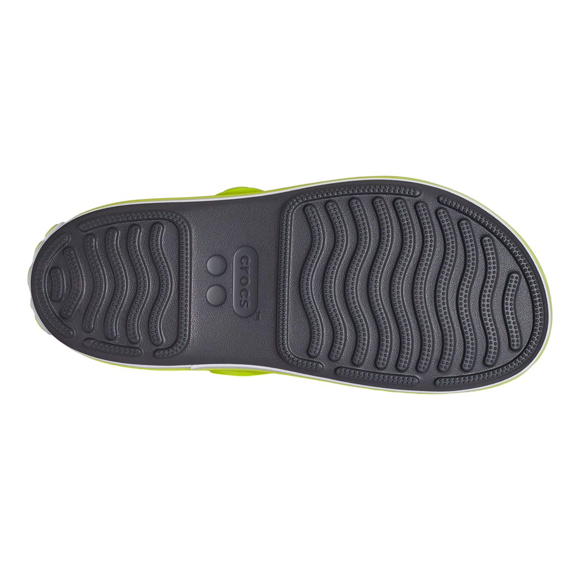 Crocs sandalo da bambino Crocband Cruiser 209423 1NJ grigio-giallo acido 5