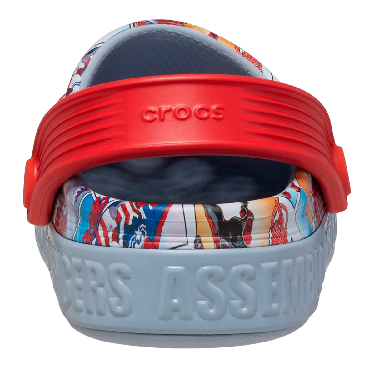 Crocs ciabatta sabot da bambino Avengers Off Court 209945-0ID blu-grigio