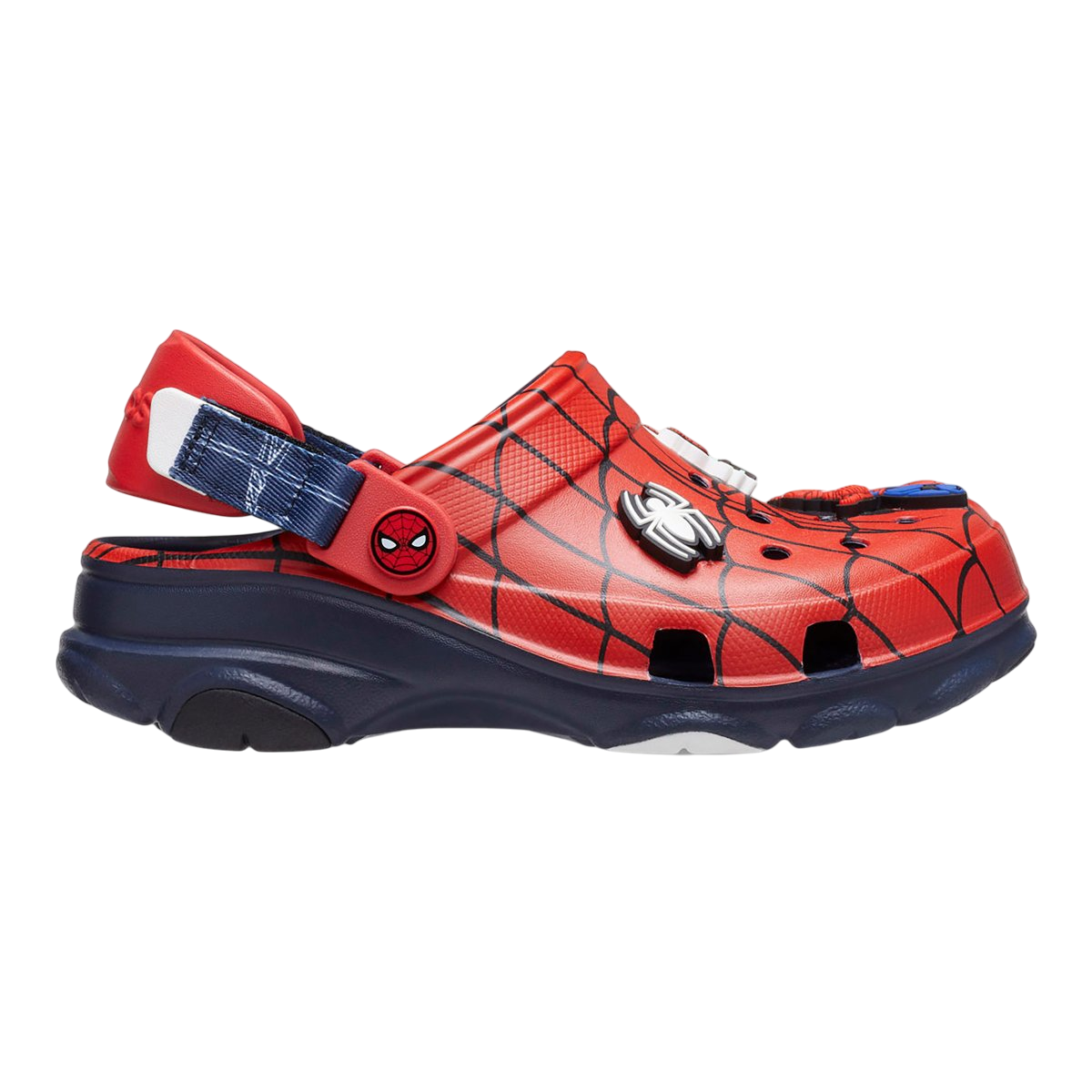 Crocs ciabatta sabot da ragazzi Team Spider Man All-Terrain Clog 208786-410 rosso-blu