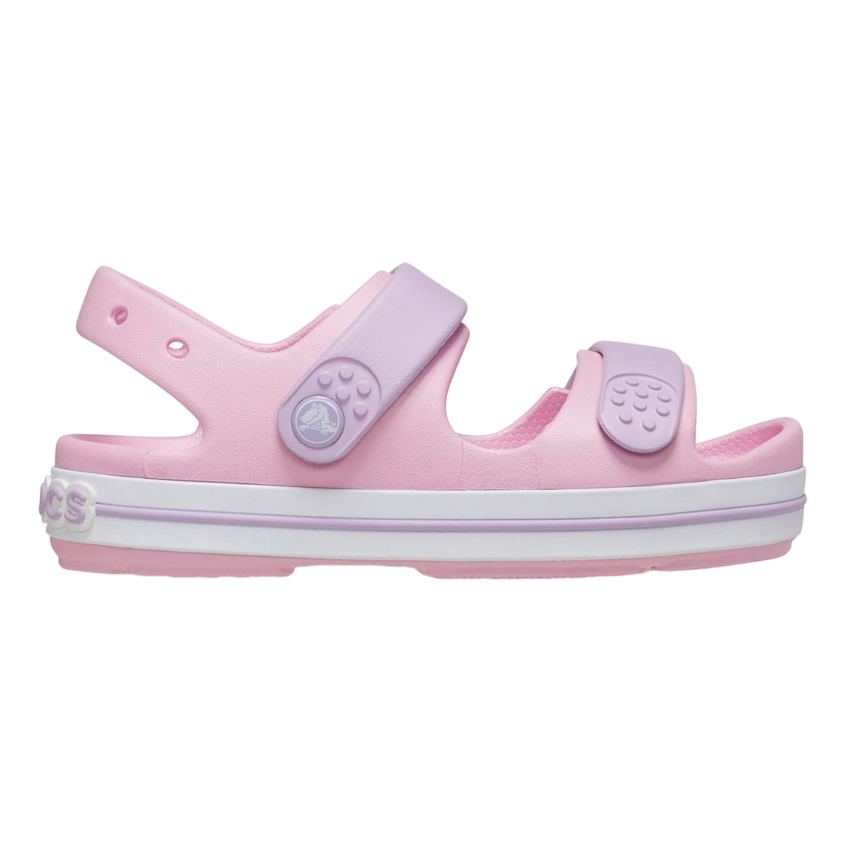 Crocs sandalo da bambina Crocband Cruiser 209424-84I rosa-lavanda