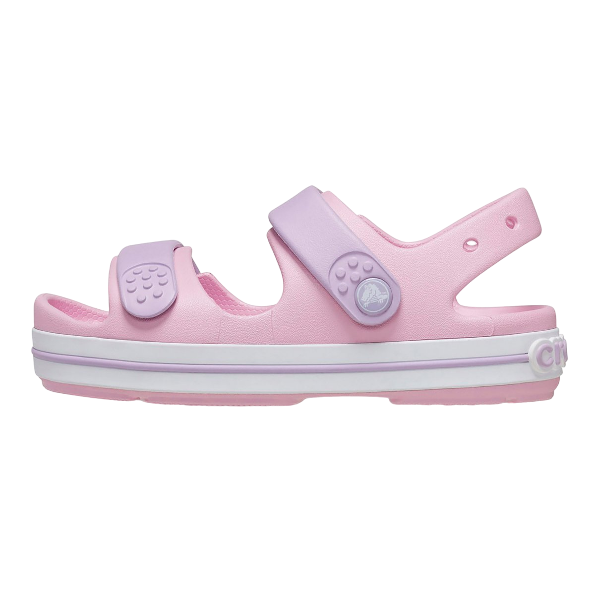 Crocs sandalo da bambina Crocband Cruiser 209424-84I rosa-lavanda
