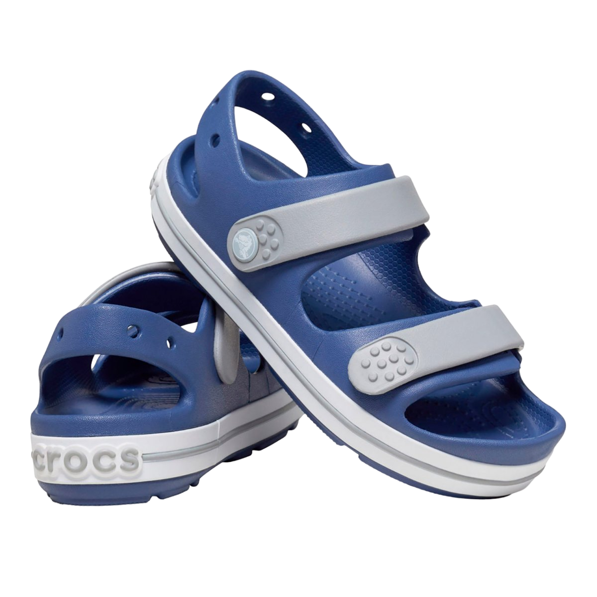 Crocs sandalo da bambino Crocband Cruiser 209423 45O blu-grigio