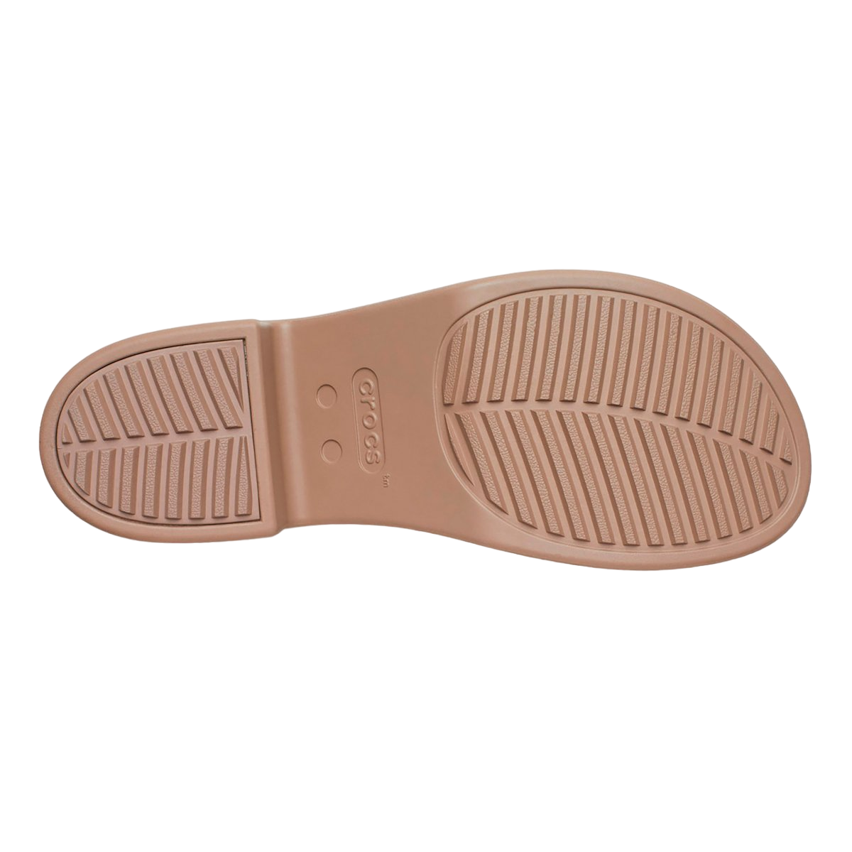 Crocs sandalo da donna con tacco Brooklyn Slide High Shine Heel 209709-2Q9 latte