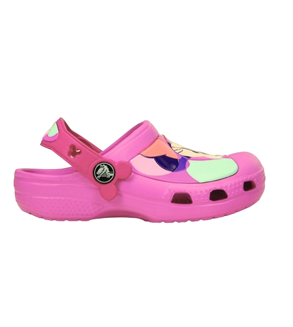 Crocs sandalo sabot da bambina Creative Minnie™ Jet Set Clog 202693-6U9 rosa
