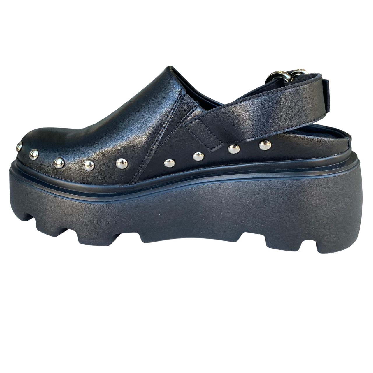 Cult sandalo Sabot da donna in pelle New Rock 3659 nero