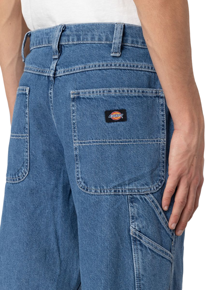 Dickies pantalone jeans da uomo Garyville DK0A4XECCLB1 blu medio