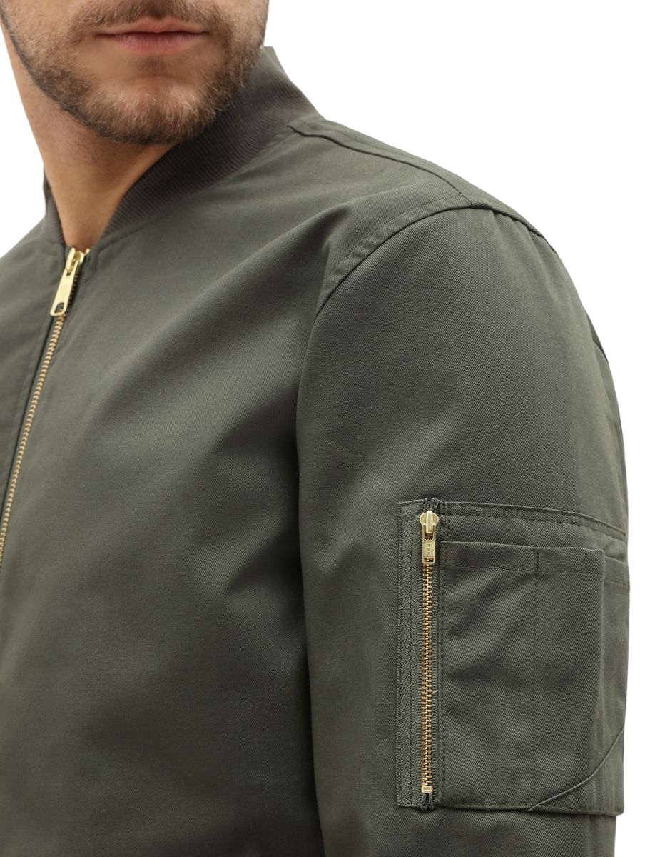 Dickies Giacca leggera da uomo in policotone Hughson DK720230DKO verde oliva