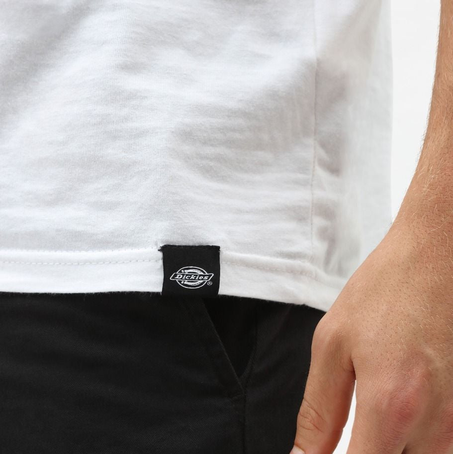 Dickies 3 Magliette maniche corte da uomo DK621091WHX1 bianco sportiamo 6