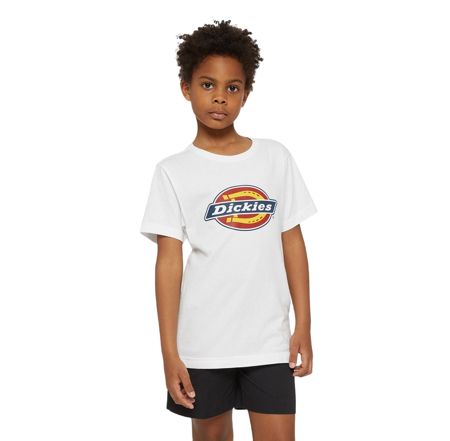 Dickies maglietta manica corta da ragazzi Icon Logo DK0KSR270WH1 bianco