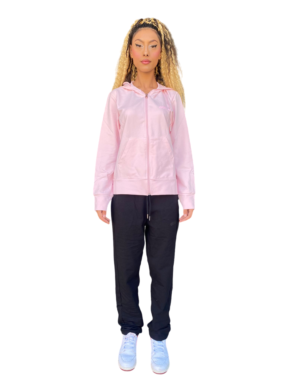 Dimensione Danza tuta sportiva da donna con cappuccio 24EDD71737/E rosa-nero