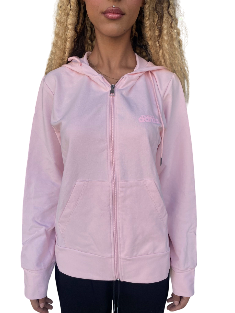 Dimensione Danza tuta sportiva da donna con cappuccio 24EDD71737/E rosa-nero