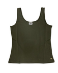 Dimensione Danza canotta sportiva da donna in cotone jersey elasticizzato 38d144j42 6R00 verde