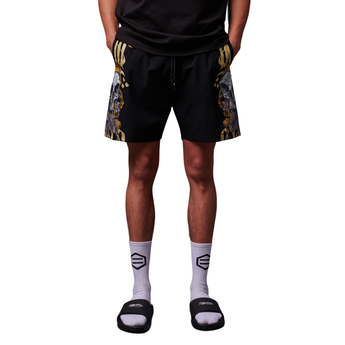 Dolly Noire Costume Boxer da uomo Desert Skull WW619-WC-01 nero