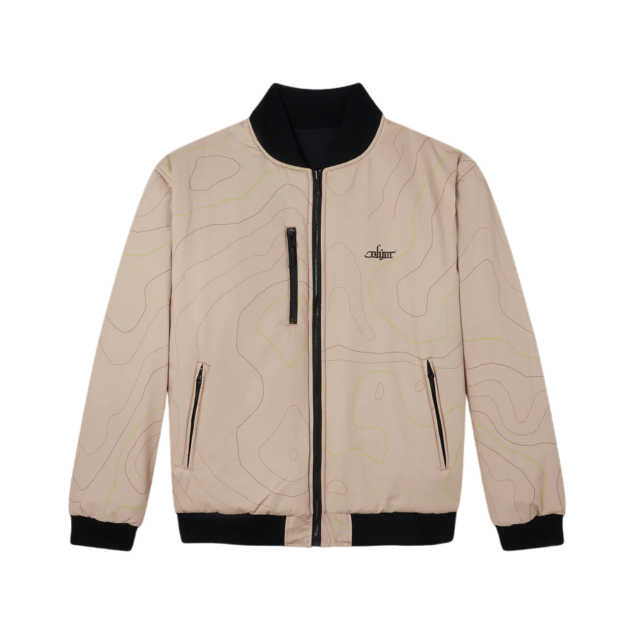 Dolly Noire giubbino bomber reversibile Luca Barcellona nero-beige