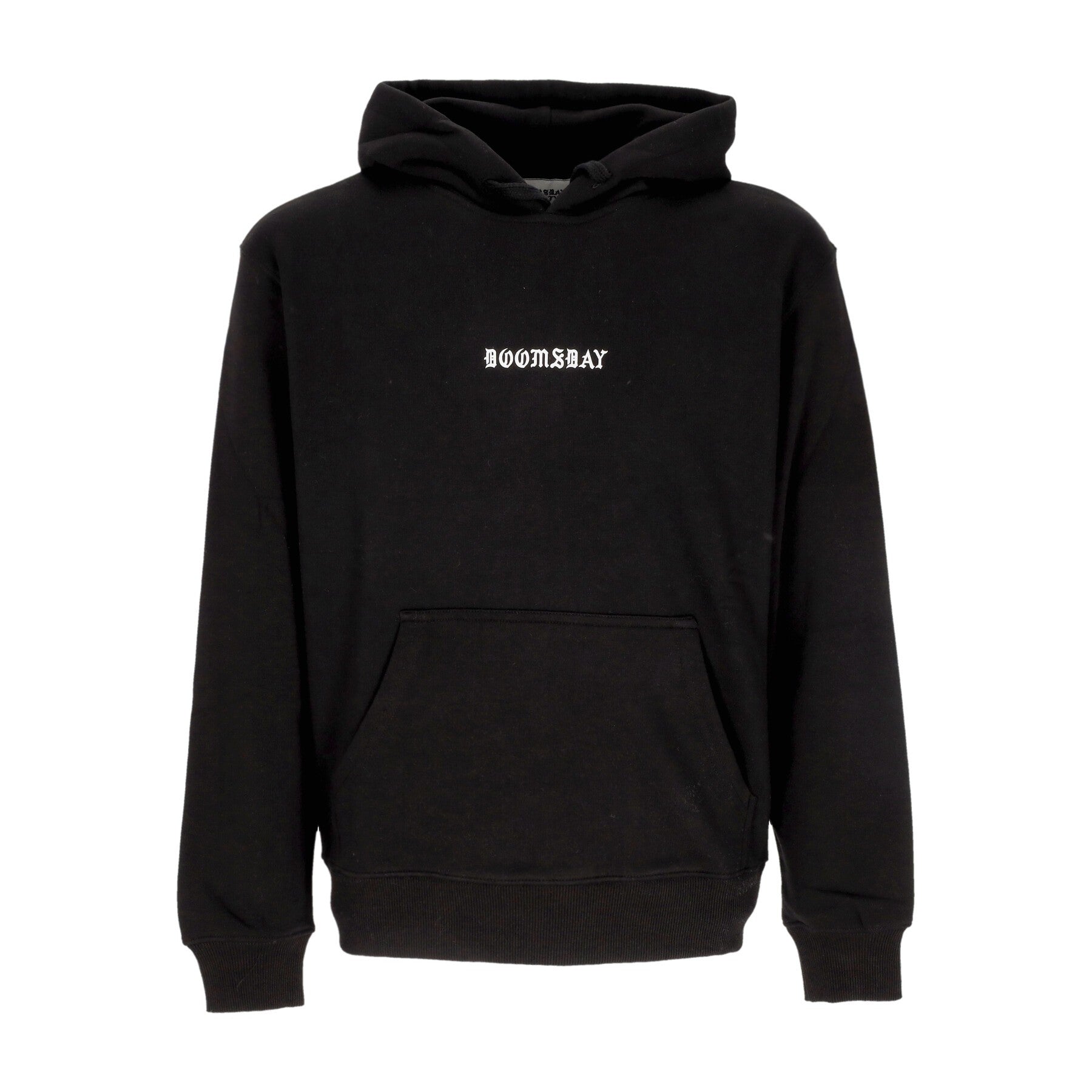 Doomsday Felpa con cappuccio e stampa sul retro No More Space HDY0052BLK nero