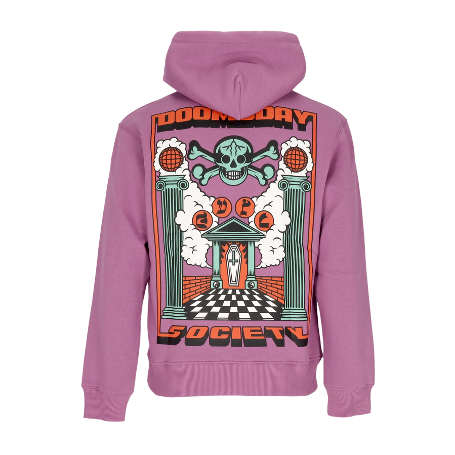 Doomsday Felpa Rosa Doomsday Felpa Con Cappuccio Da Adulto