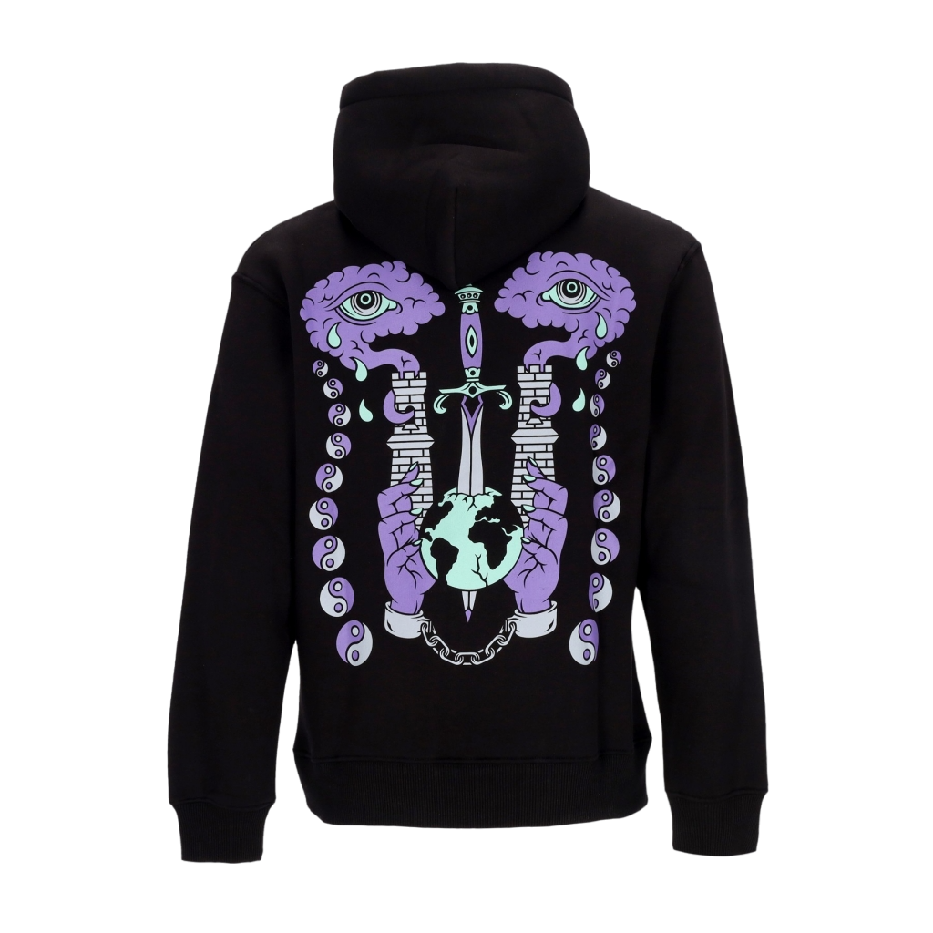 Doomsday felpa da uomo con cappuccio con grafica sul retro Art of