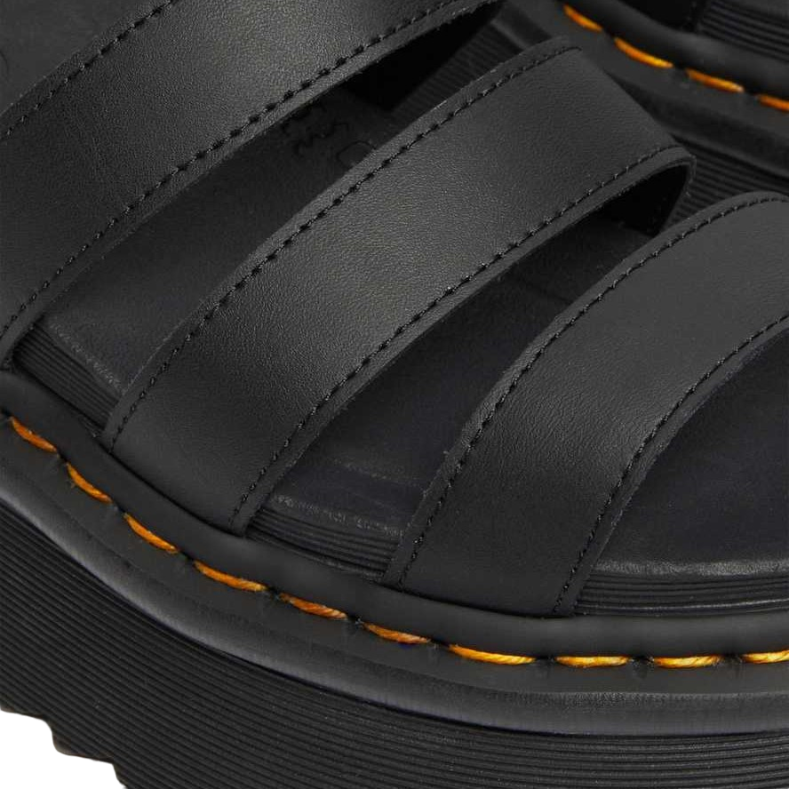Dr. Martens Sandali Platform in pelle Blaire Hydro Stile Gladiatore 27296001 nero