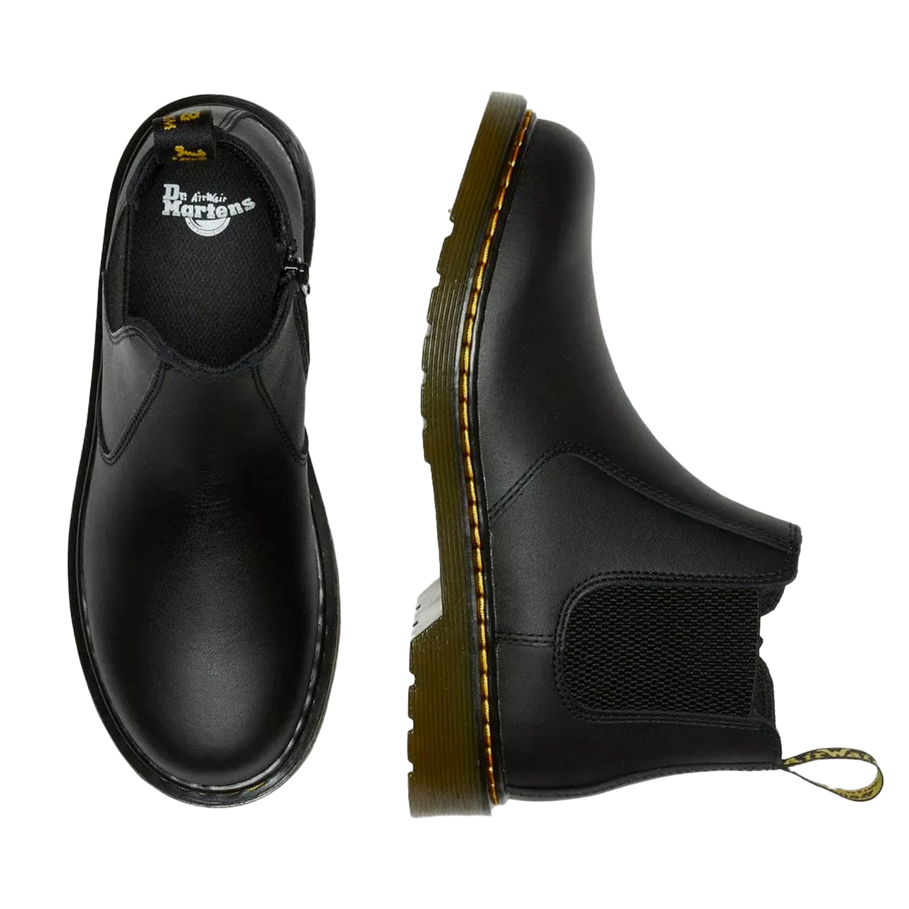 Dr. Martens stivaletto da junior Chelsea 2976 Y con cerniera laterale 21992001 nero