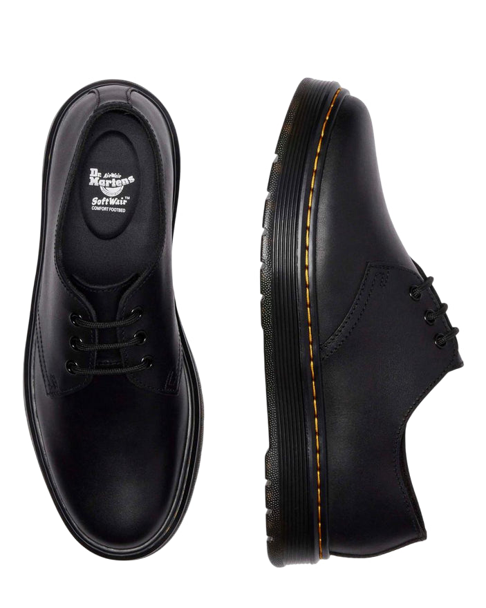 Dr. Martens – Scarpe Brookline Lo 41553001 Nero | Mocassino Urban Unisex, Pelle Premium, Comfort Everyday - alto