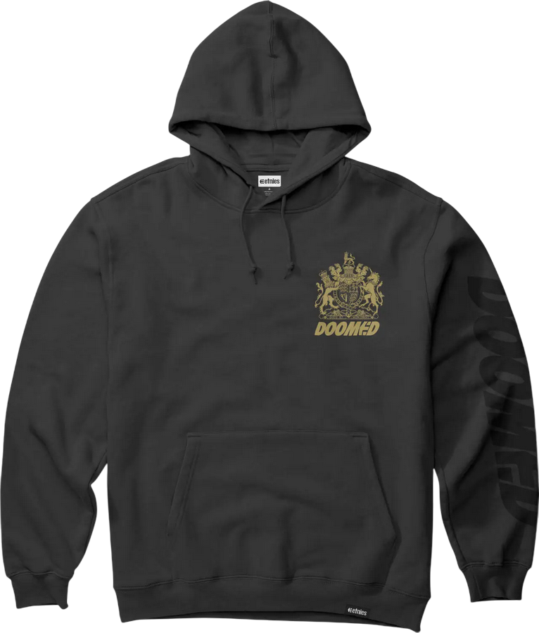 Etnies felpa con cappuccio da uomo Doomed Crest Hoodie 4130003916 nero