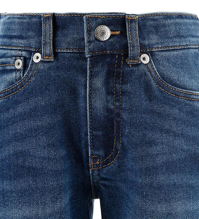 Levi's Kids Pantalone a vita alta da bambina e ragazza jeans Mini Mom 3EG377-D0G medio