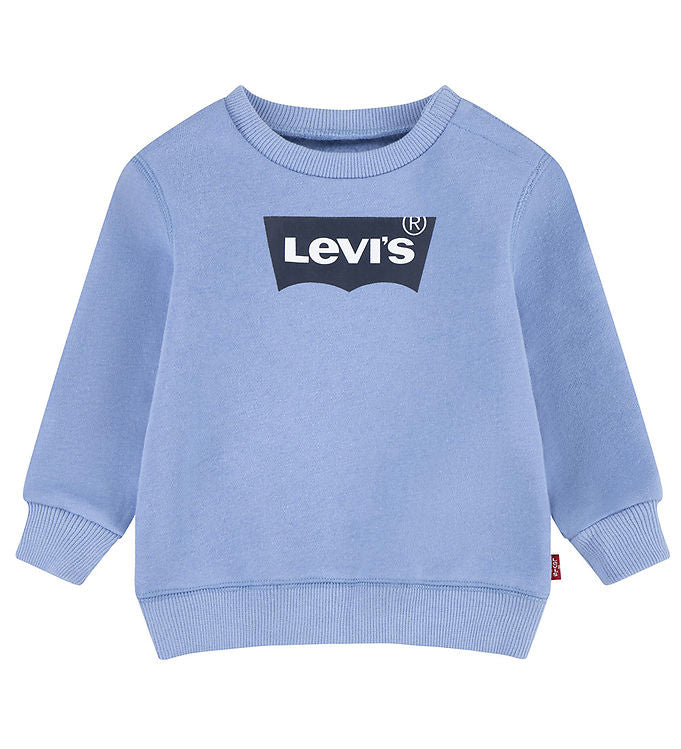 Levi's Kids Felpa girocollo con logo classico da infante Batwing 6E9079-BF2 celeste